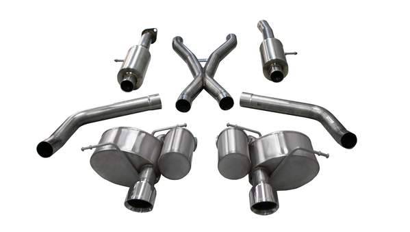 Corsa Xtreme Exhaust System: Jeep Grand Cherokee 6.4L SRT 2012 - 2023