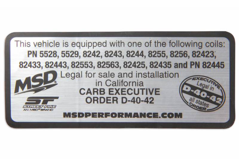 MSD Blaster HVC Ignition Coils (8-Pack, Dual Plug): 2005 - 2025 5.7L Hemi / 6.1L SRT8 / 6.4L 392 / 6.2L SRT Hellcat