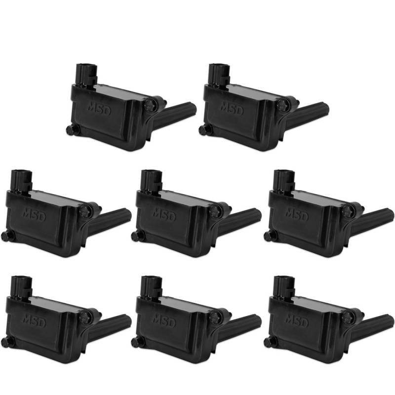 MSD Blaster HVC Ignition Coils (8-Pack, Dual Plug): 2005 - 2025 5.7L Hemi / 6.1L SRT8 / 6.4L 392 / 6.2L SRT Hellcat