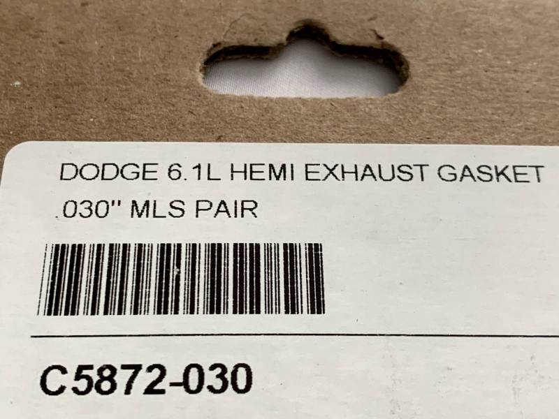 Cometic Gasket MLS Exhaust Manifold and Header Gaskets: Chrysler / Dodge / Jeep / Ram 6.1L SRT8 / 6.4L 392 / 6.2L Hellcat 2006-2025