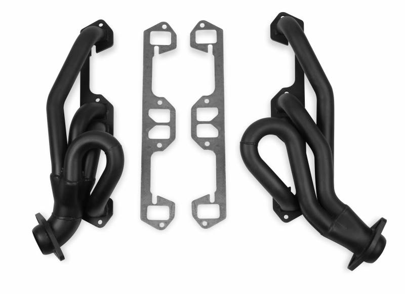 Flowtech Shorty Headers (Black Painted): Dodge Ram / Dakota / Durango 5.2L & 5.9L V8 1996 - 2003