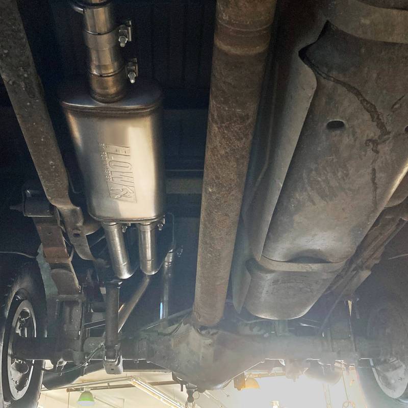 Flowmaster FloxFX Exhaust System (Dual Side Exit): Dodge Ram 3.9L, 5.2L & 5.9L 1994 - 2001 (1500 / 2500 / 3500)