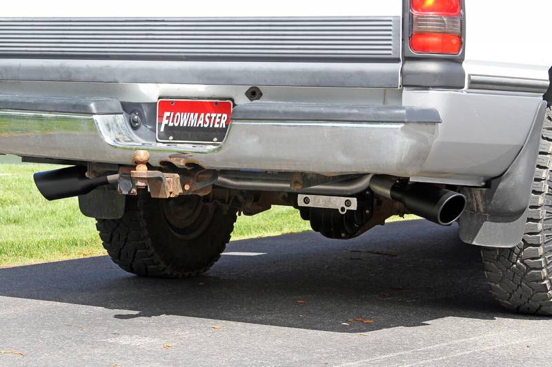 Flowmaster FloxFX Exhaust System (Dual Side Exit): Dodge Ram 3.9L, 5.2L & 5.9L 1994 - 2001 (1500 / 2500 / 3500)