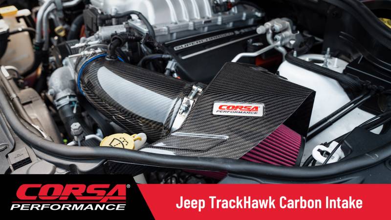 Corsa Carbon Fiber Air Intake: Dodge Durango 6.2L Hellcat / Jeep Grand Cherokee Trackhawk 2018 - 2025