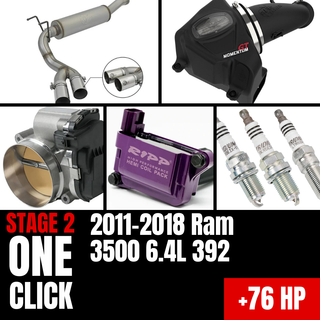 Fast Hemis One-Click Stage 2 Kit: 2011-2018 Ram 3500 6.4L 392 (+76HP)