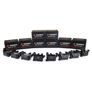 Mishimoto Ignition Coil Pack Set (8-Pack) (F&R): Fits 5.7/6.1/6.2/6.4L HEMI 2006-2023