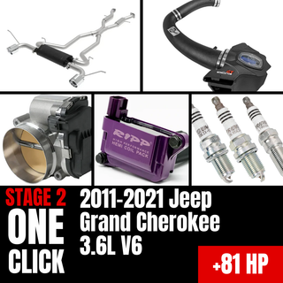 Fast Hemis One-Click Stage 2 Kit: 2011-2021 Jeep Grand Cherokee 3.6L V6 (+81HP)