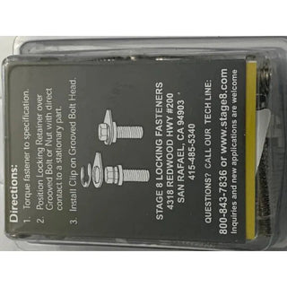 Stage 8 Header Bolts & Locking Fasteners: Fits Dodge / Ram / Jeep 5.7L-6.4L Hemi (02-26)