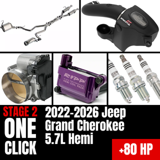 Fast Hemis One-Click Stage 2 Kit: 2022-2026 Jeep Grand Cherokee 5.7L Hemi (+80HP)