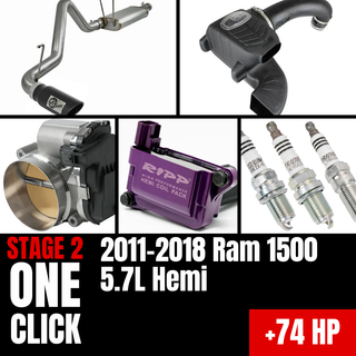 Fast Hemis One-Click Stage 2 Kit: 2011-2018 Ram 1500 5.7L Hemi (+74HP)
