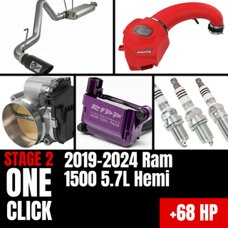 Fast Hemis One-Click Stage 2 Kit: 2019-2024 Ram 1500 5.7L Hemi (+68HP)