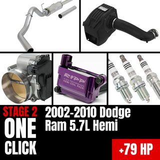 Fast Hemis One-Click Stage 2 Kit: 2002-2010 Dodge Ram 1500 5.7L Hemi (+79HP)