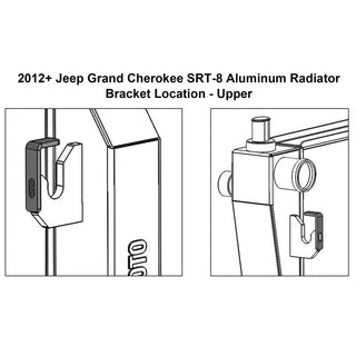 Mishimoto Aluminum Radiator: Dodge Durango / Jeep Grand Cherokee 2011 - 2023 (3.6L V6, 5.7L Hemi & 6.4L SRT)