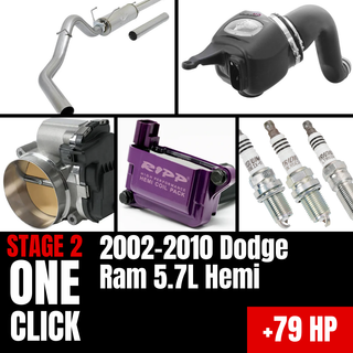 Fast Hemis One-Click Stage 2 Kit: 2002-2010 Dodge Ram 3500 5.7L Hemi (+79HP)