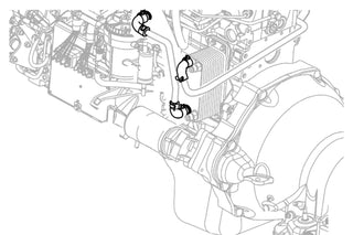 HPS Hi Temp Reinforced Silicone Oil Cooler Hose Kit (BLACK): Fits Dodge Ram (03-06) w/ SS Clamps