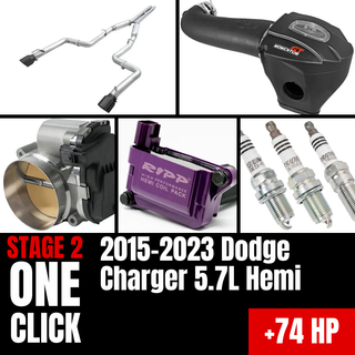 Fast Hemis One-Click Stage 2 Kit: 2015-2023 Dodge Charger 5.7L Hemi (+74HP)