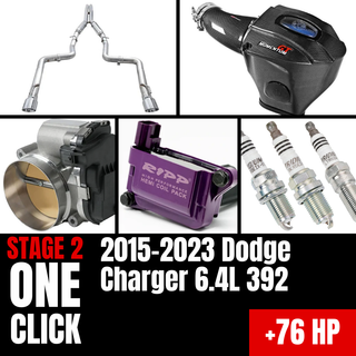 Fast Hemis One-Click Stage 2 Kit: 2015-2023 Dodge Charger 6.4L 392 (+76HP)