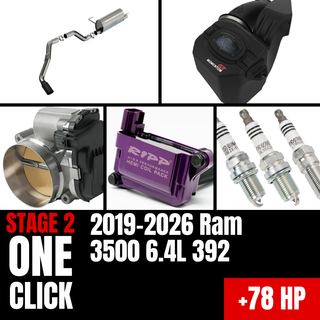 Fast Hemis One-Click Stage 2 Kit: 2019-2026 Ram 3500 6.4L 392 (+78HP)