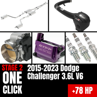 Fast Hemis One-Click Stage 2 Kit: 2015-2023 Dodge Challenger 3.6L V6 (+78HP)