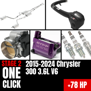 Fast Hemis One-Click Stage 2 Kit: 2015-2024 Chrysler 300 3.6L V6 (+78HP)