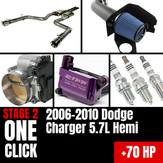 Fast Hemis One-Click Stage 2 Kit: 2006-2010 Dodge Charger 5.7L Hemi (+70HP)