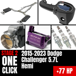 Fast Hemis One-Click Stage 2 Kit: 2015-2023 Dodge Challenger 5.7L Hemi (+77HP)