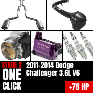 Fast Hemis One-Click Stage 2 Kit: 2011-2014 Dodge Challenger 3.6L V6 (+78HP)