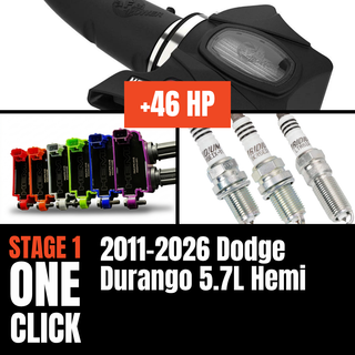 Fast Hemis One-Click Stage 1 Kit: 2011-2026 Dodge Durango 5.7L Hemi (+46HP)