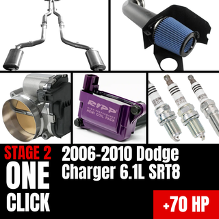Fast Hemis One-Click Stage 2 Kit: 2006-2010 Dodge Charger 6.1L SRT8 (+70HP)