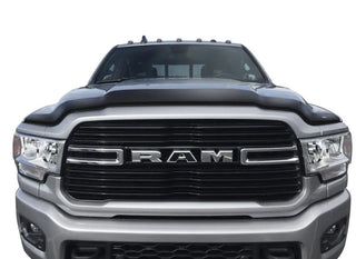 AVS Aeroskin Flush Mount Hood Shield (Smoke): RAM 2500 & 3500 2019 - 2025