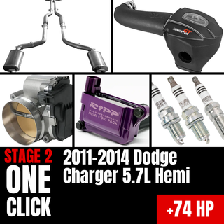 Fast Hemis One-Click Stage 2 Kit: 2011-2014 Dodge Charger 5.7L Hemi (+74HP)
