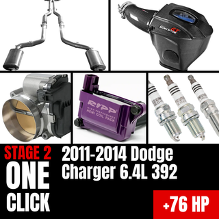 Fast Hemis One-Click Stage 2 Kit: 2011-2014 Dodge Charger 6.4L 392 (+76HP)