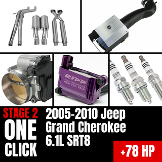 Fast Hemis One-Click Stage 2 Kit: 2005-2010 Jeep Grand Cherokee 6.1L SRT8 (+78HP)