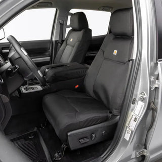 Covercraft Carhartt Super Dux PrecisionFit Front Row Seat Covers: Dodge Ram 1500 (19-26) - Black