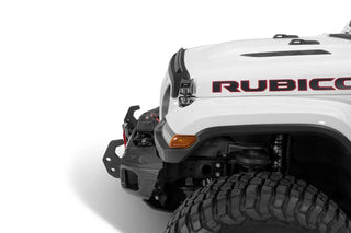 AVS Aeroskin II Textured Low Profile Hood Shield (FRONT): Jeep Wrangler / Gladiator (18-25) - Black
