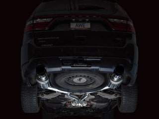 AWE Touring Edition Cat-Back Exhaust (Black Tips): Dodge Durango 5.7L Hemi 2011 - 2025