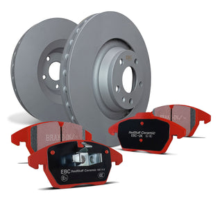 EBC S12 Brake Pad and Gen 3 Silver Grey Rotor Kit (REAR): Dodge Viper 2003-2017 8.3L/8.4L V10