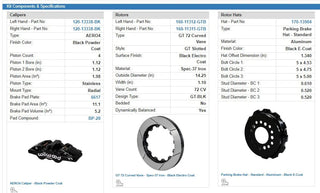 Wilwood AERO4 Rear Big Brake Kit Slotted Rotors Black Calipers (REAR): 12-23 Challenger / Charger / 11-23 300 3.6/5.7L RWD