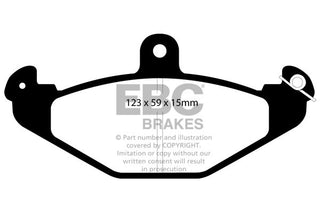 EBC S9 Brake Pad and Rotor Kit (REAR): Dodge Viper 1992-2000 8.0L V10