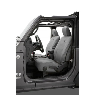 Bestop Front Seat Covers (Charcoal): Jeep Gladiator/Wrangler 18-26 6.4L/3.6L/3.0L EcoDiesel/2.0L