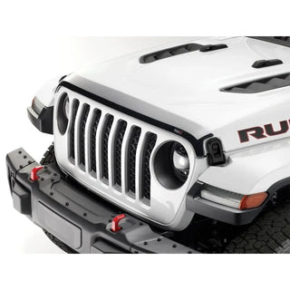 WeatherTech Low-Profile Hood Deflector (Dark Smoke): Jeep Wrangler (18-25) & Gladiator (20-25)