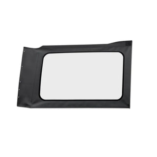 Bestop Replacement Windows Quarter RH 4-Door Blk Vinyl Clear: Jeep Wrangler 18-26 6.4L/3.6L/3.0L EcoDiesel/2.0L