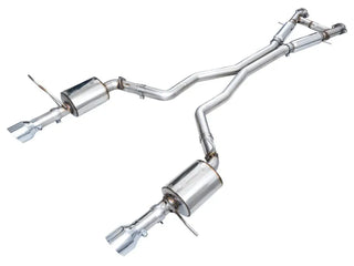 AWE Touring Edition Catback Exhaust Chrome Silver Tips (REAR): Durango SRT 392 6.4L 2018-24 / Hellcat 6.2L 2021-25