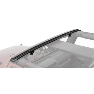 Bestop Windshield Channel No-Drill Header: Jeep Wrangler 07-18 3.8L/3.6L