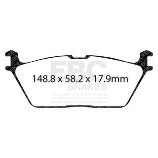 EBC Ultimax OEM Brake Pads (REAR): Ram 1500 / Wagoneer / Grand Wagoneer (Incl TRX) 2019 - 2026