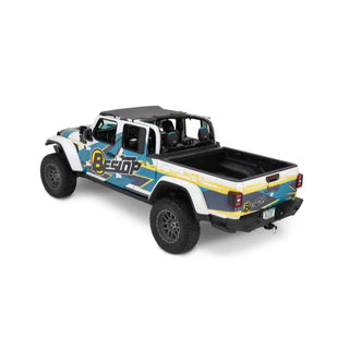 Bestop Header Targa Bikini Black Diamond (TOP): Jeep Gladiator/Wrangler 18-26 6.4L/3.6L/3.0L EcoDiesel/2.0L