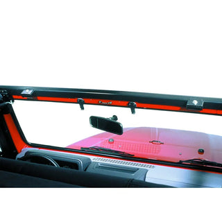 Bestop Windshield Channel No-Drill: Jeep Wrangler 97-06 4.0L/2.5L