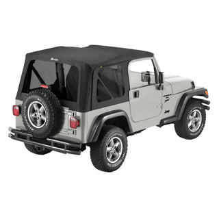 Bestop Replace-A-Top Blk Sailcloth Tinted Windows: Jeep Wrangler 97-02 4.0L/2.5L