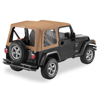 Bestop Replace A-Top Sailcloth Window Set Clear (TOP): Jeep Wrangler 97-02 4.0L/2.5L