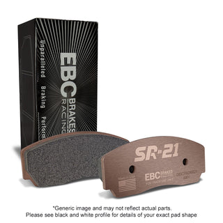 EBC SR-21 Sintered Race Brake Pads (FRONT): Dodge Viper 1992-2017 8.0L/8.3L/8.4L V10